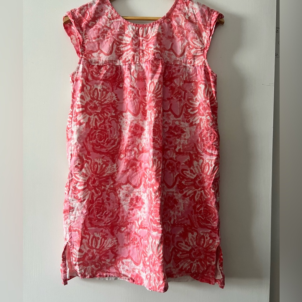 Madison Matthews watercolor print dress